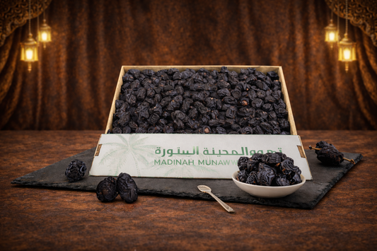Ajwa Dates – 3 KG (6.6 lb) Bulk Box | Premium Madinah Ajwa Dates | Soft, Fresh & Naturally Sweet